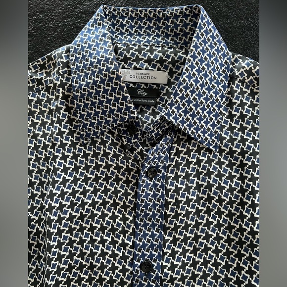 Versace Collection Mens Button Down - Picture 3 of 11